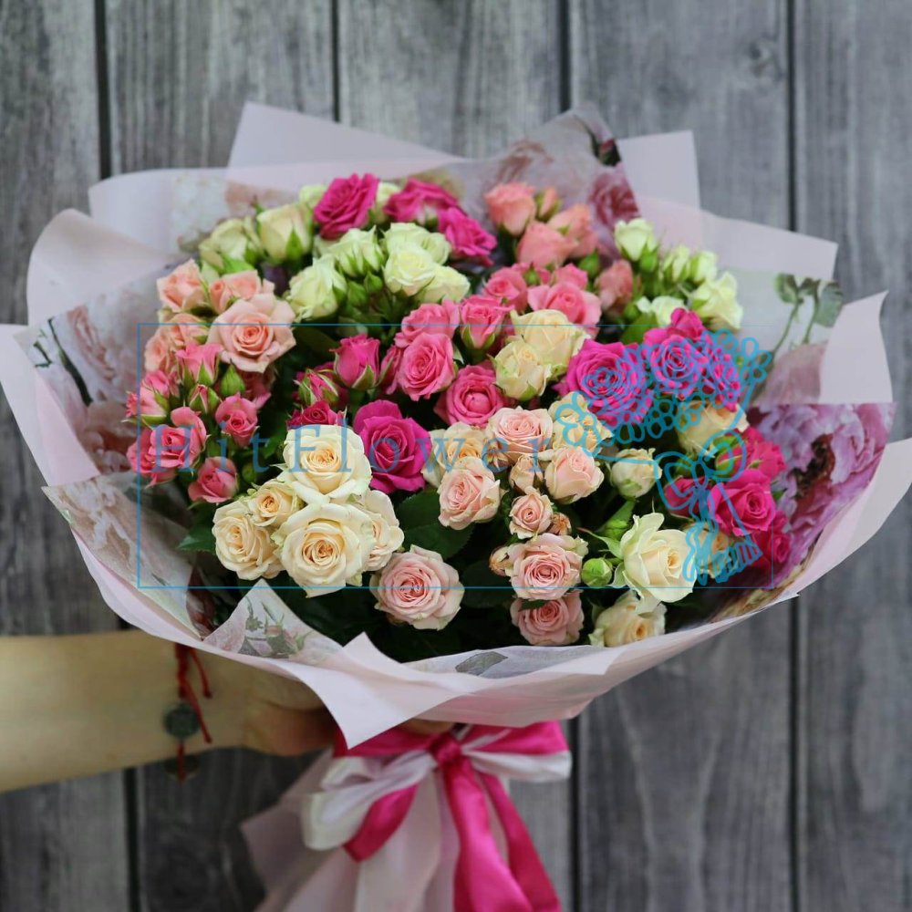 Букет Кустовые розы Букет роз Кустовые розы